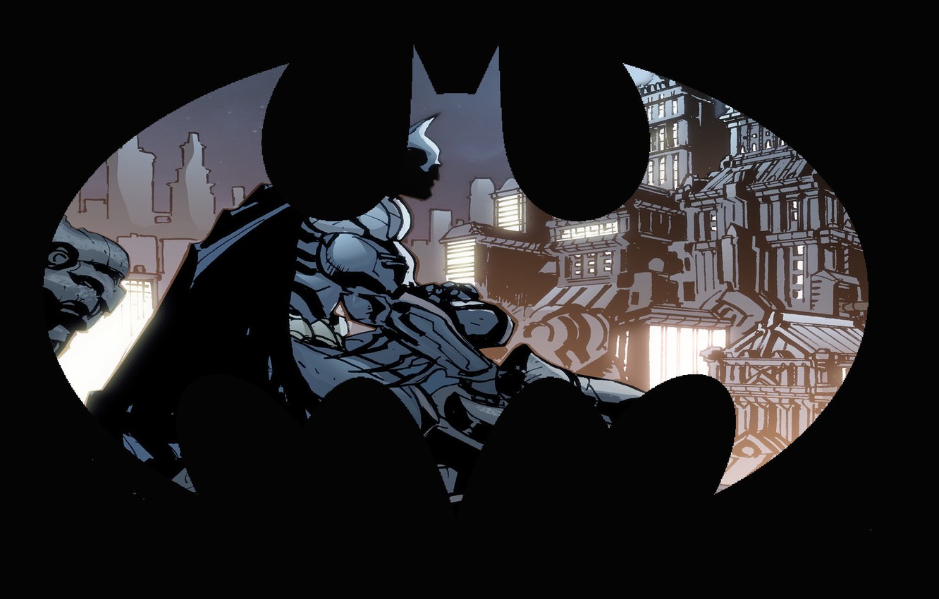 Wallpaper logo, Batman, comics image for desktop, section фантастика