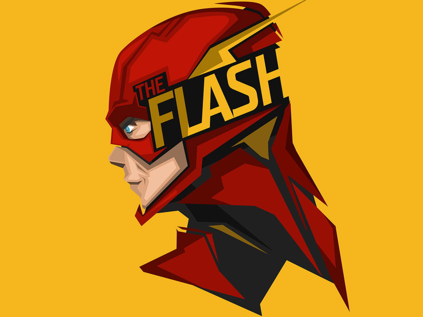 The Flash Digital Wallpaper, Yellow, Dc Comics • Wallpaper For You HD Wallpaper For Desktop & Mobile