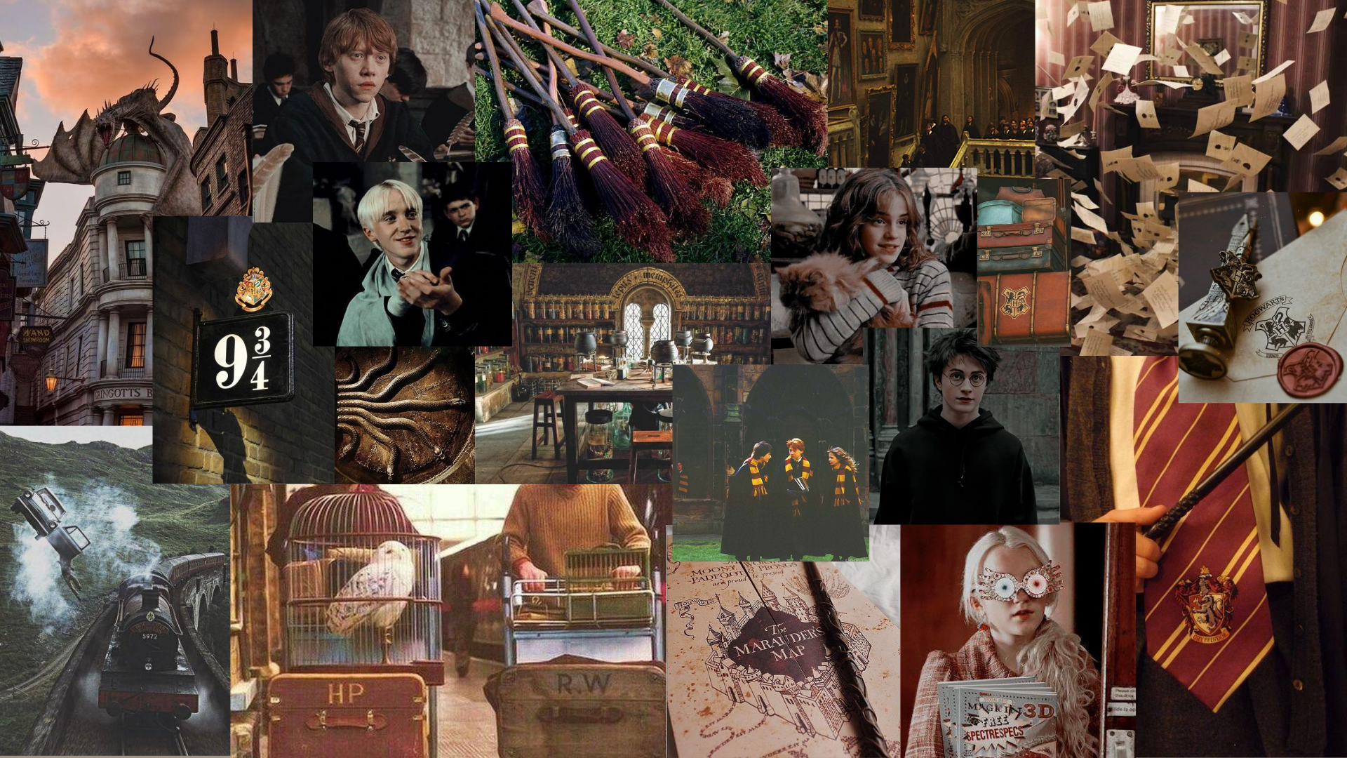Harry Potter aesthetic wallpaper for computer. Desktop wallpaper harry potter, Harry potter aesthetic, Harry potter wallpaper