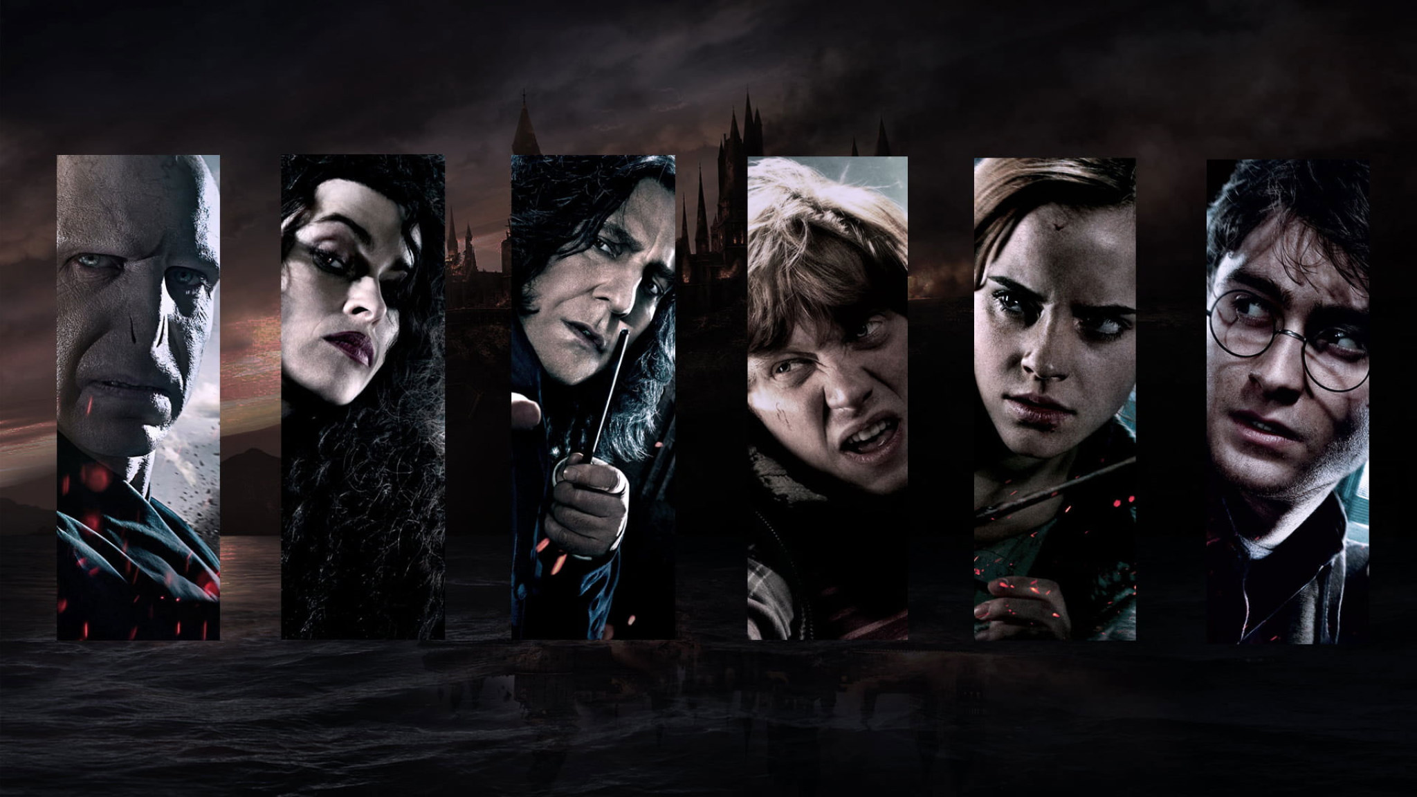 Wallpaper Harry Potter Characters Collage, Movies • Wallpaper For You HD Wallpaper For Desktop & Mobile