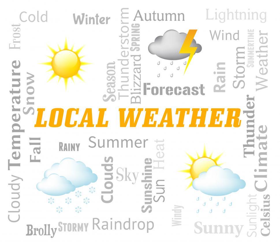 Free of Local Weather Means City Or Town Forecast. Download Free Image and Free Illustrations