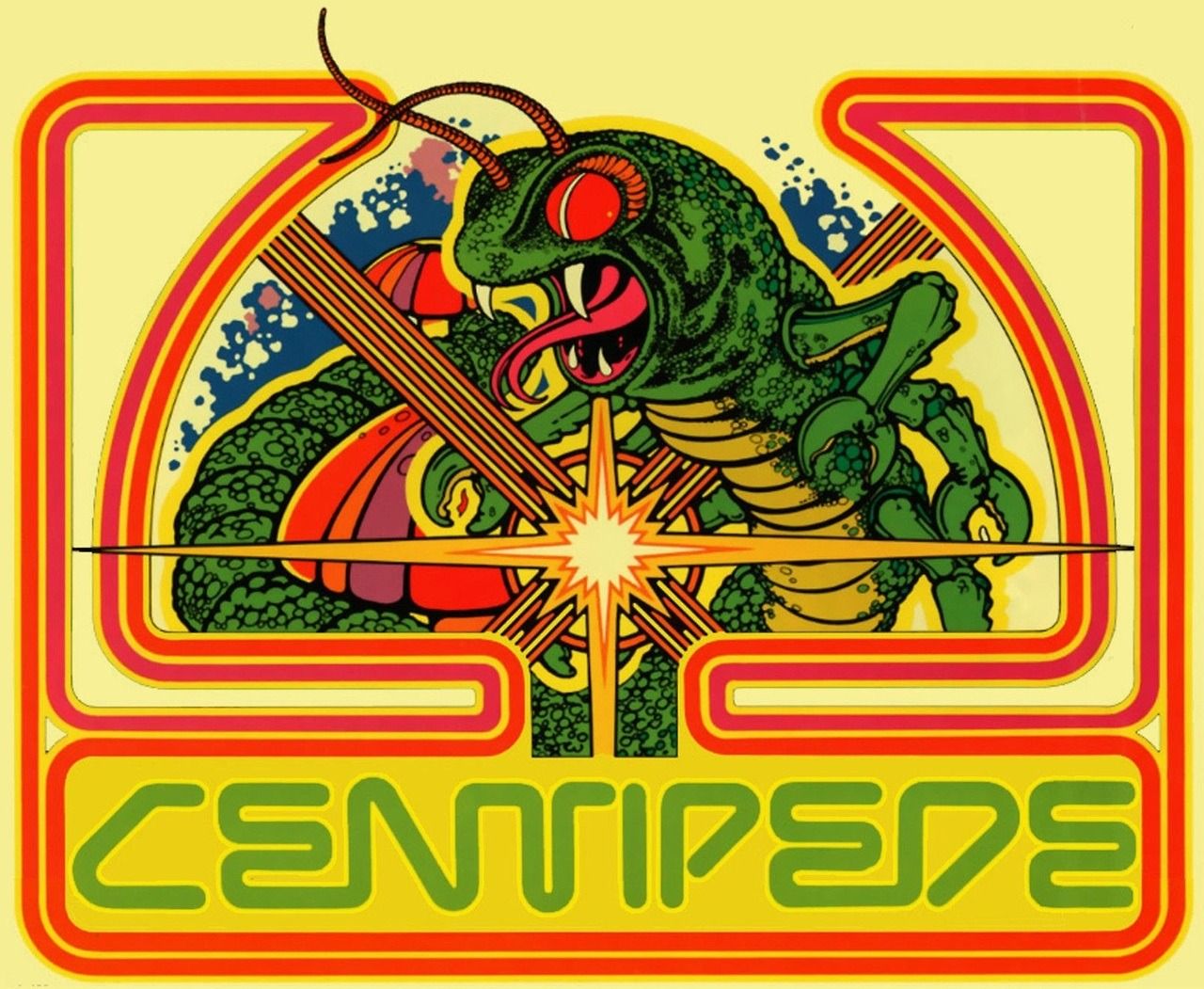 Centipede Arcade Game Art