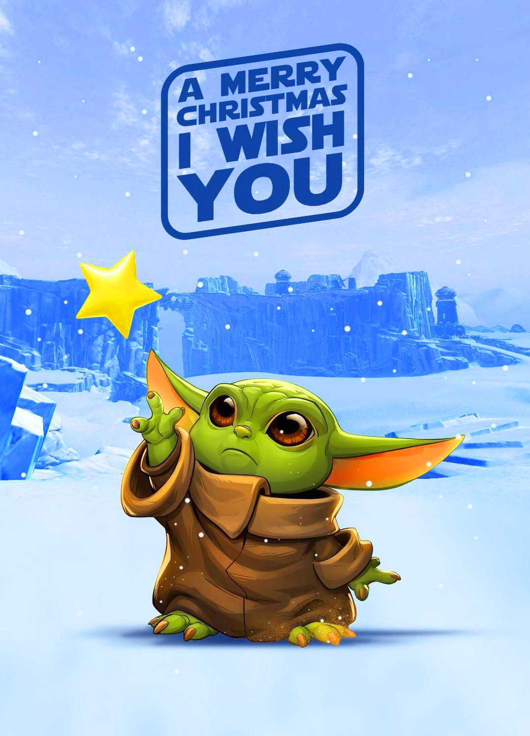 Cute Baby Yoda Christmas Wallpapers Wallpaper Cave