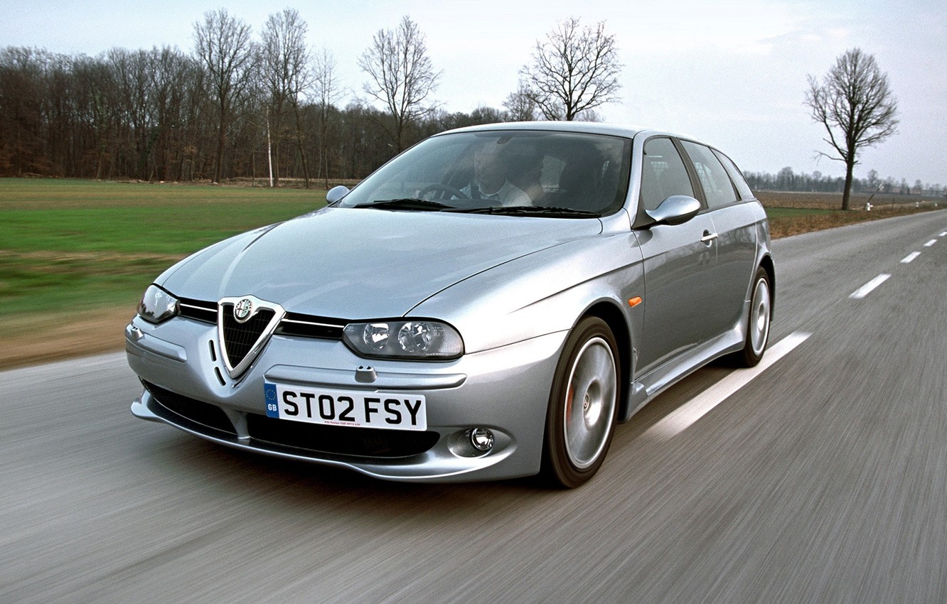Wallpaper Alfa Romeo, Alfa, Sportwagon, Alfa 156, Alfa Silver, Alfa Romeo 156 Sportwagon image for desktop, section alfa romeo