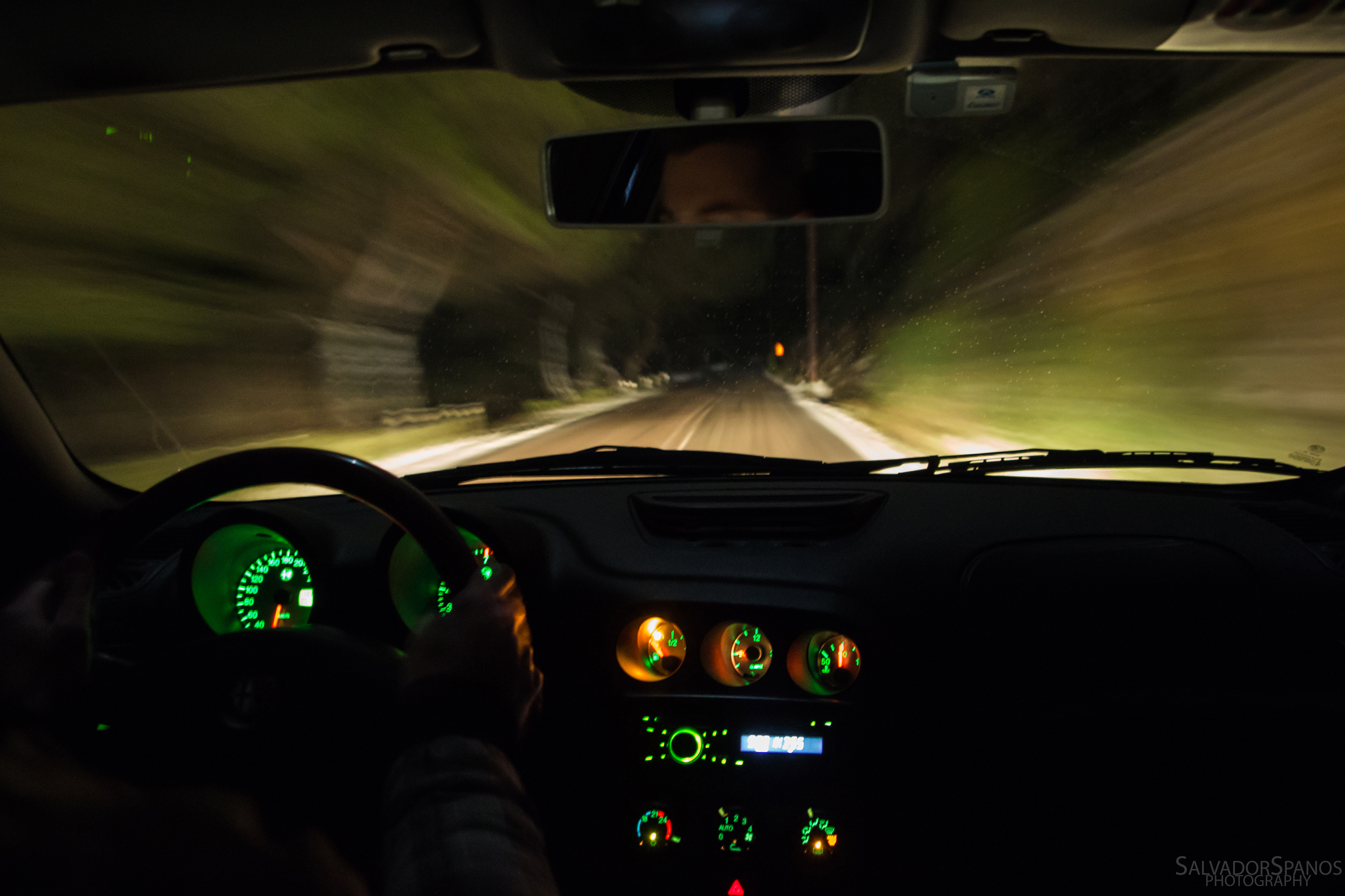 Wallpaper, snow, night, long, exposure, driving, Athens, Greece, alfa, romeo, 1750, incar, 28, tamron, panning, 156 3200x2133