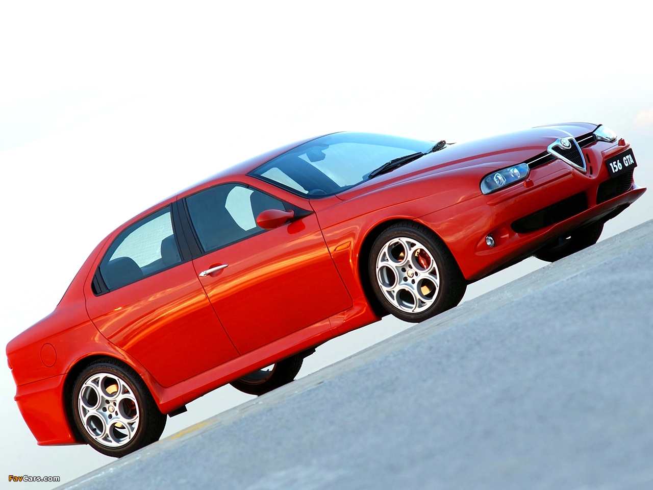 Alfa Romeo 156 GTA ZA Spec 932A (2003–2005) Wallpaper (1280x960)