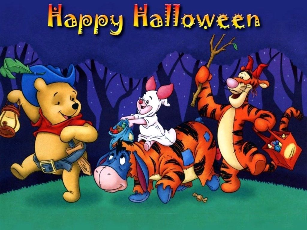 Disney Halloween Background. Pooh Halloween. Halloween cartoons, Tigger winnie the pooh, Tigger halloween