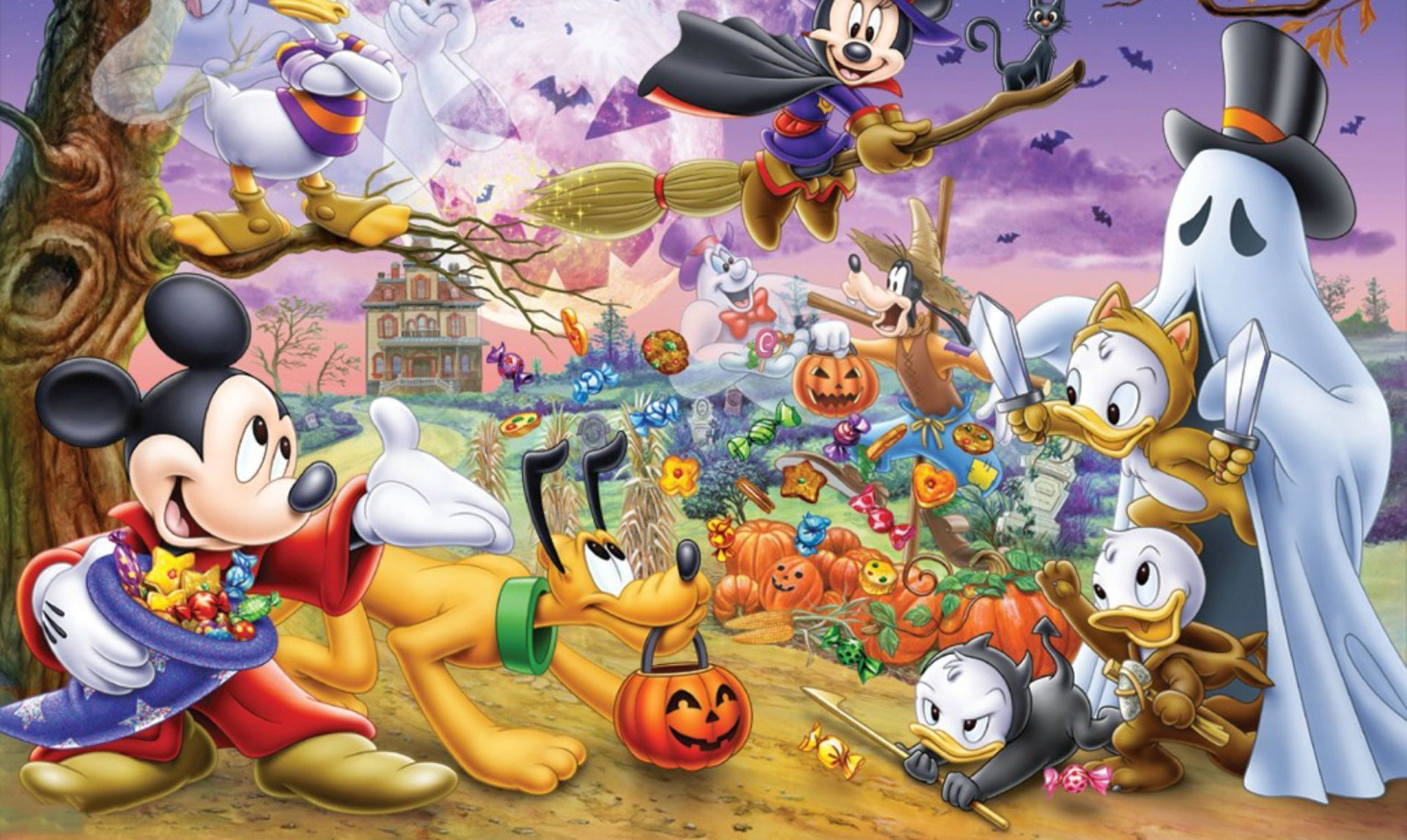 Free download Disney Halloween Wallpaper Background - [1920x1146] for your Desktop, Mobile & Tablet. Explore Free Halloween Computer Wallpaper Background. Free Halloween Desktop Wallpaper, Animated Halloween Wallpaper and