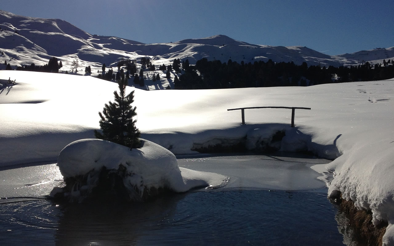 Skiing in Selva Gardena Dolomites Italy