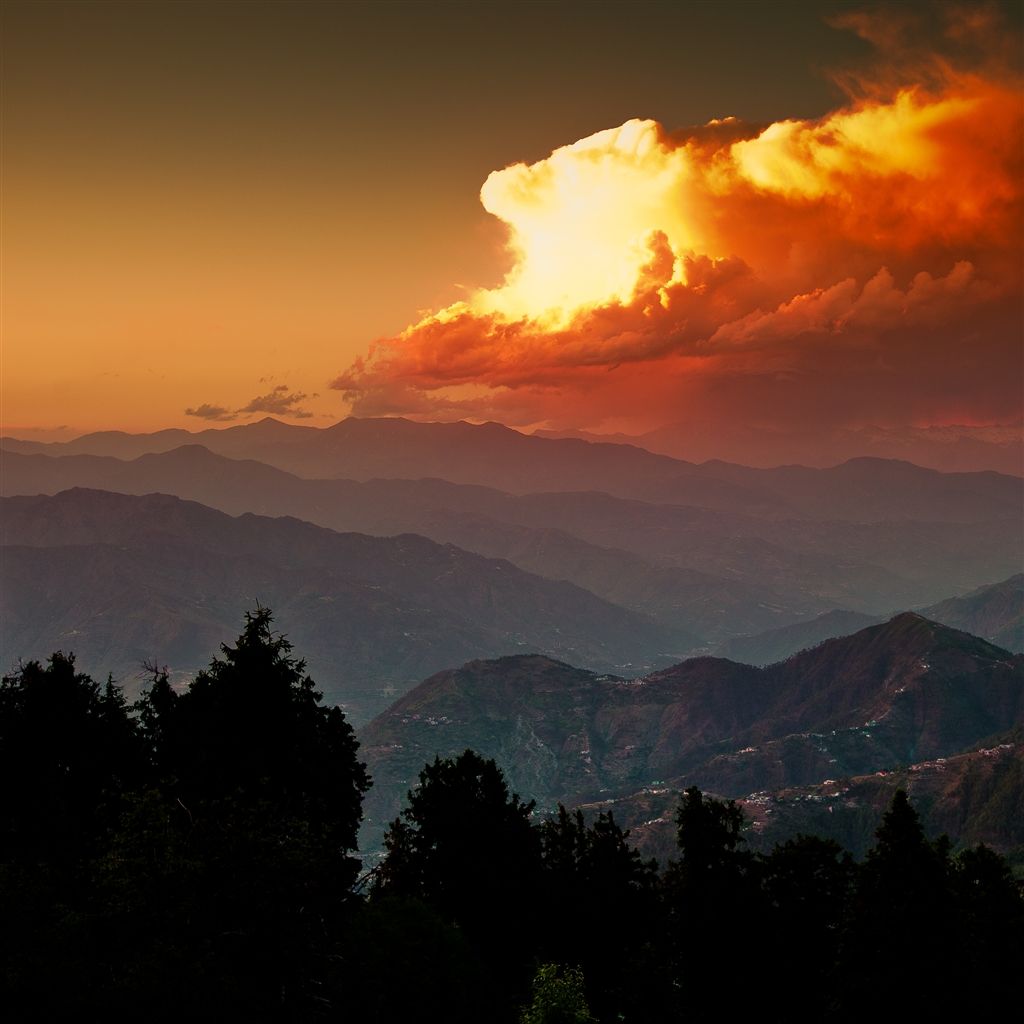 Dalhousie Sunset #iPad #Air #Wallpaper. Ｉｔ also fits for iPad mini 2. India landscape, Sunset, Gorgeous sunset