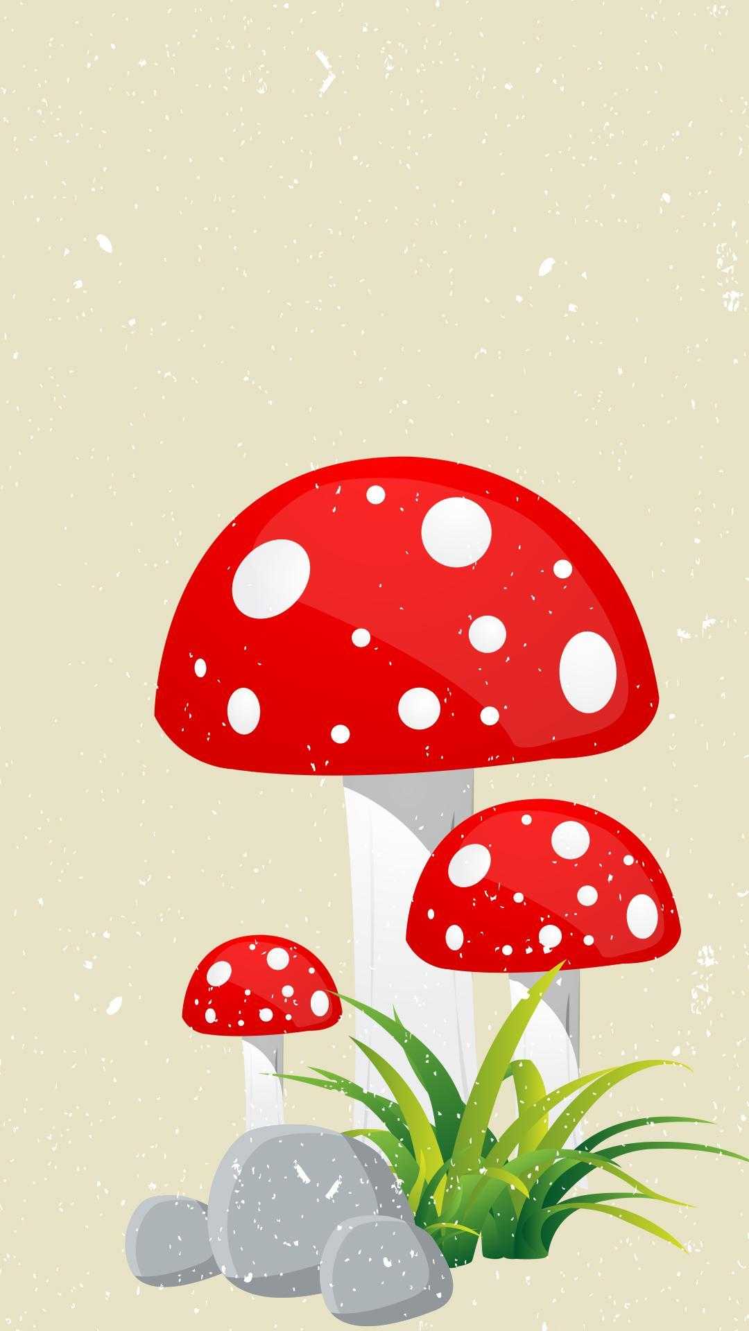 Mushroom background Vectors  Illustrations for Free Download  Freepik