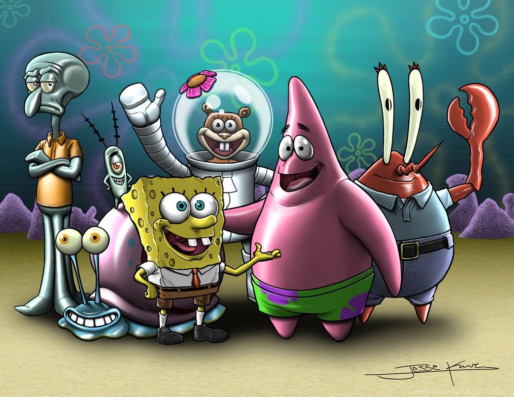 High Resolution Spongebob Squarepants And Friends Wallpaper HD 8. Desktop Background