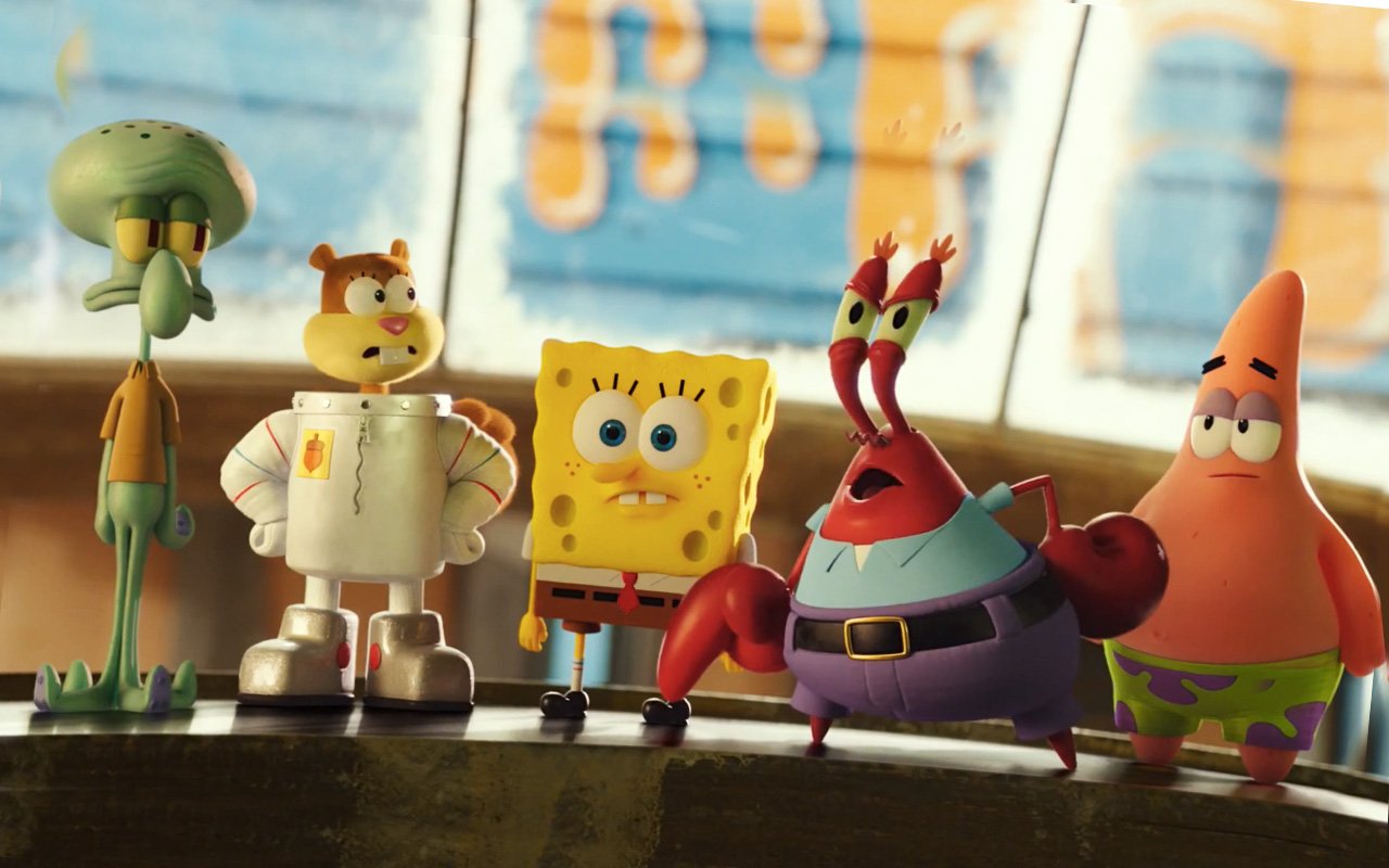 Spongebob and his friends Squarepants Wallpaper
