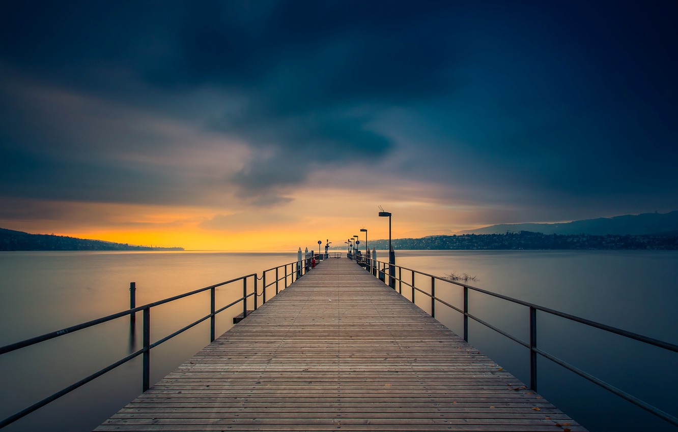 Wallpaper sea, the sky, water, bridge, nature, river, background, Wallpaper, pierce, wallpaper, widescreen, background, full screen, HD wallpaper, widescreen image for desktop, section природа