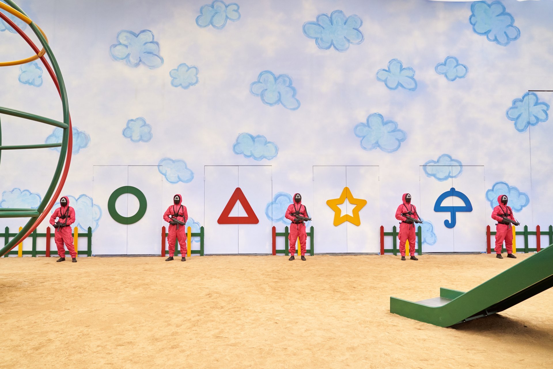 Squid Game Logo Wallpaper