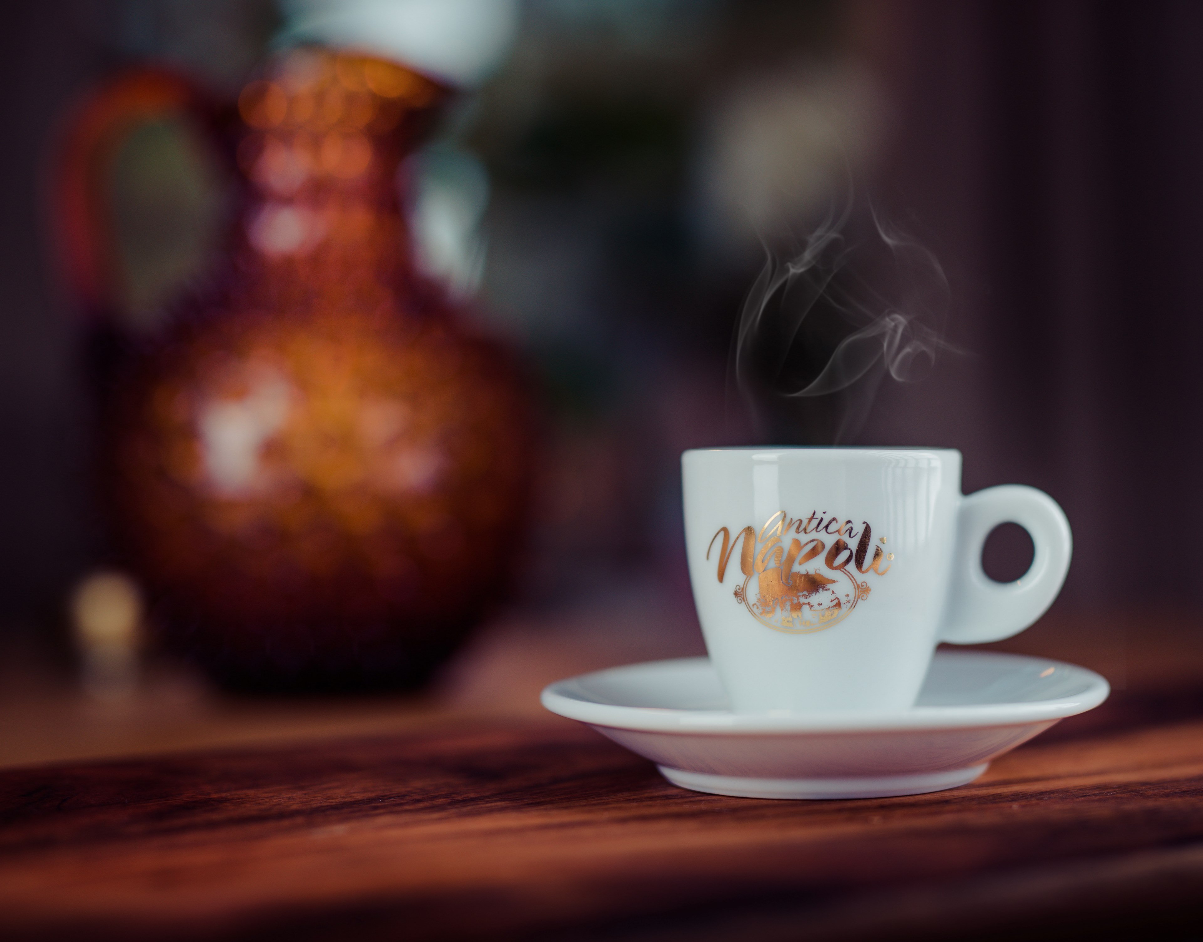 Wallpaper / cup coffee table and saucer HD 4k wallpaper