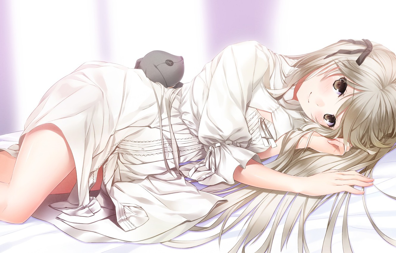 Wallpaper toy, rabbit, girl, lies, kasugano sora, yosuga no sora image for desktop, section сёдзё