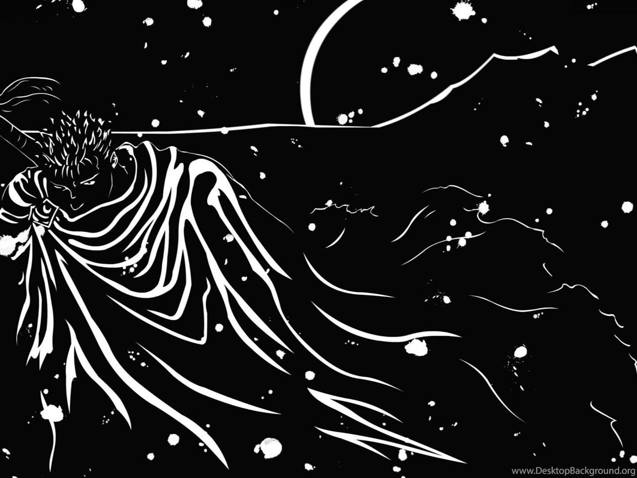 Berserk Space Stars Abstract Anime Manga HD Wallpaper Wallpaper. Desktop Background