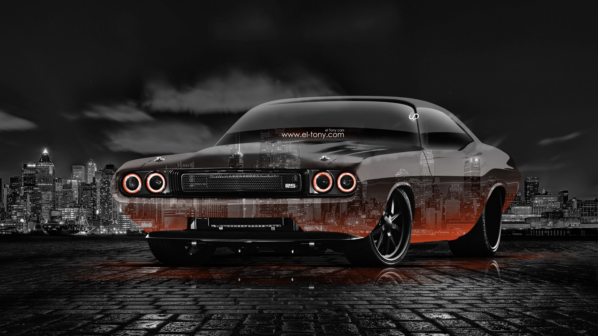 Dodge Challenger Neon Wallpaper 