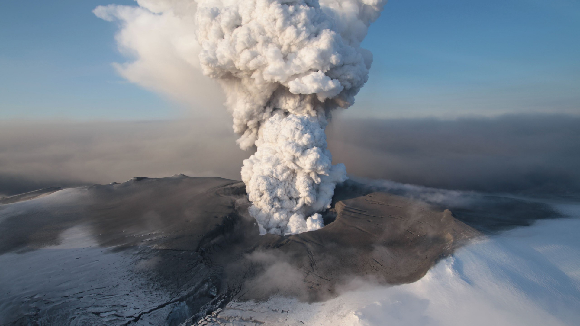 Volcanoes Releasing Carbon Dioxide