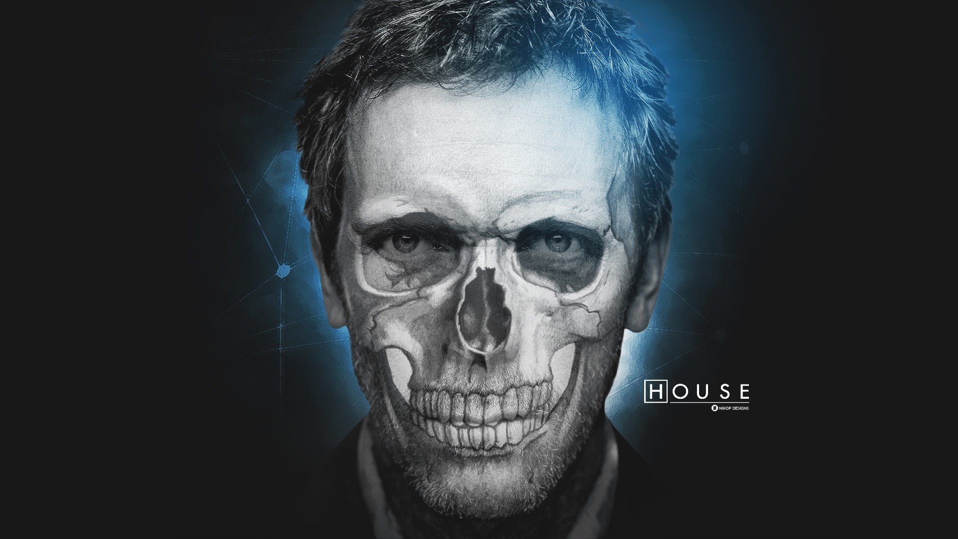 skull, Face, Gregory House Wallpaper HD / Desktop and Mobile Background