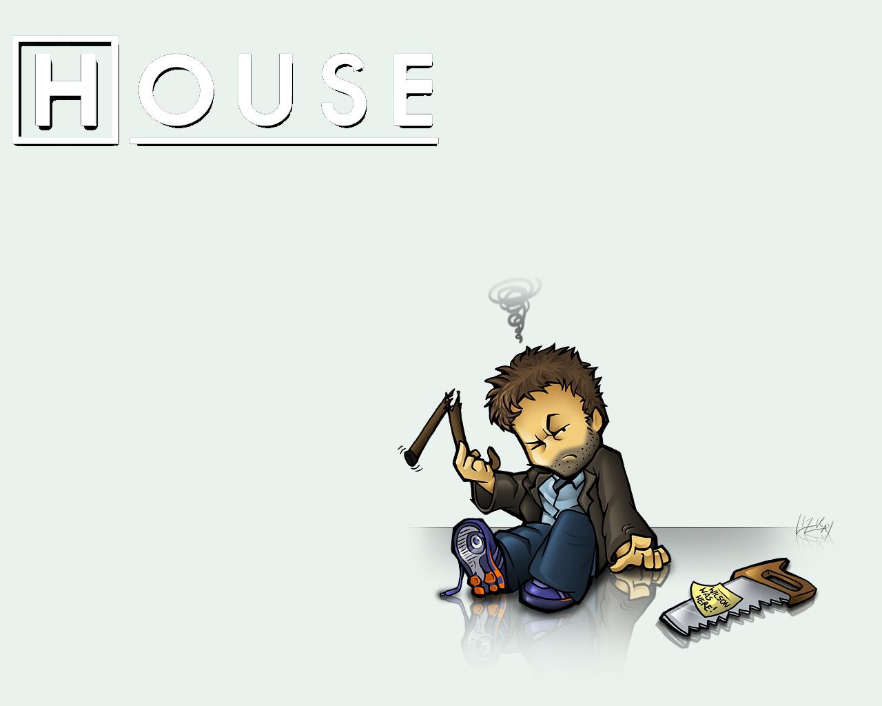 dr house hugh laurie gregory house house md 1280x1024 wallpaper