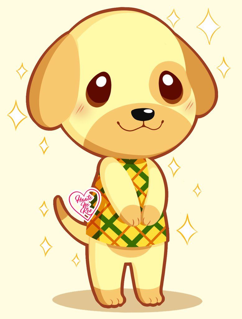 Animal Crossing New Leaf: Goldie By Haato No Koe. Animal Crossing Fan Art, Animal Crossing Characters, Animal Crossing Villagers