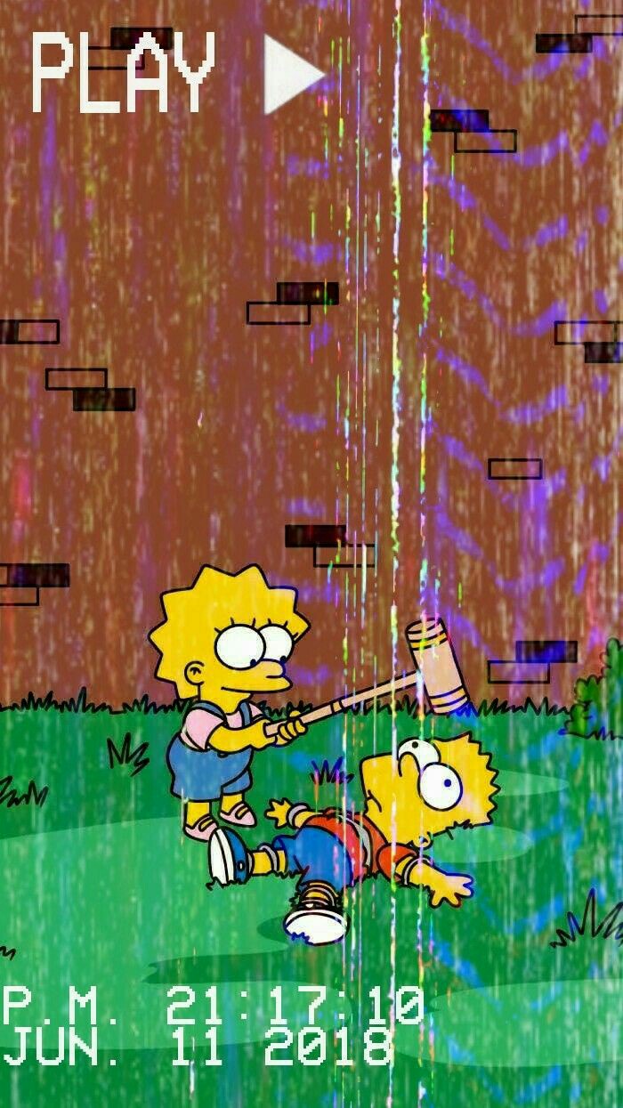Wallpaper Bart & Lisa ▫▫ (Credits petite)