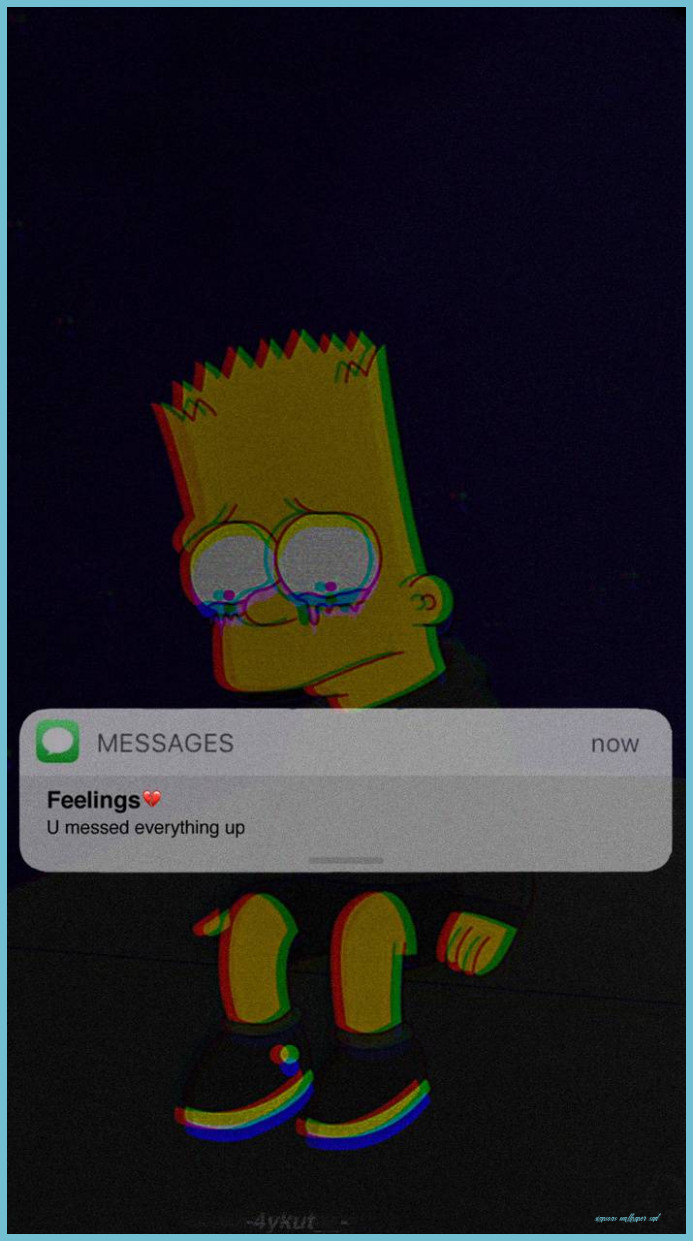 Sad Bart Simpson Wallpaper On WallpaperDog Wallpaper Sad