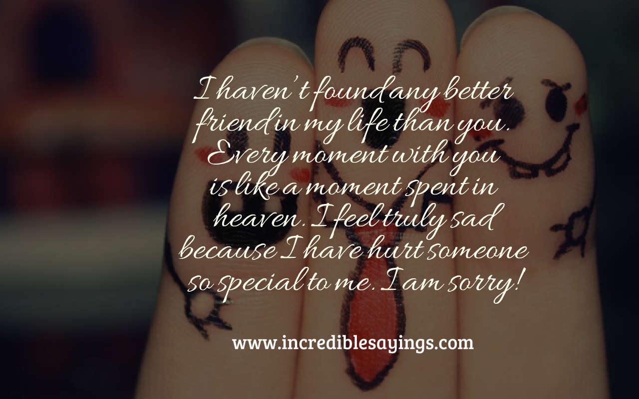 Sad Quotes For Best Friend Sorry