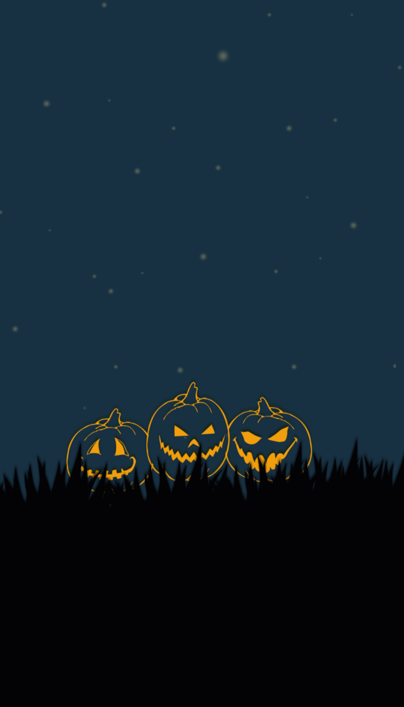 Cute Blue Halloween Wallpapers - Wallpaper Cave