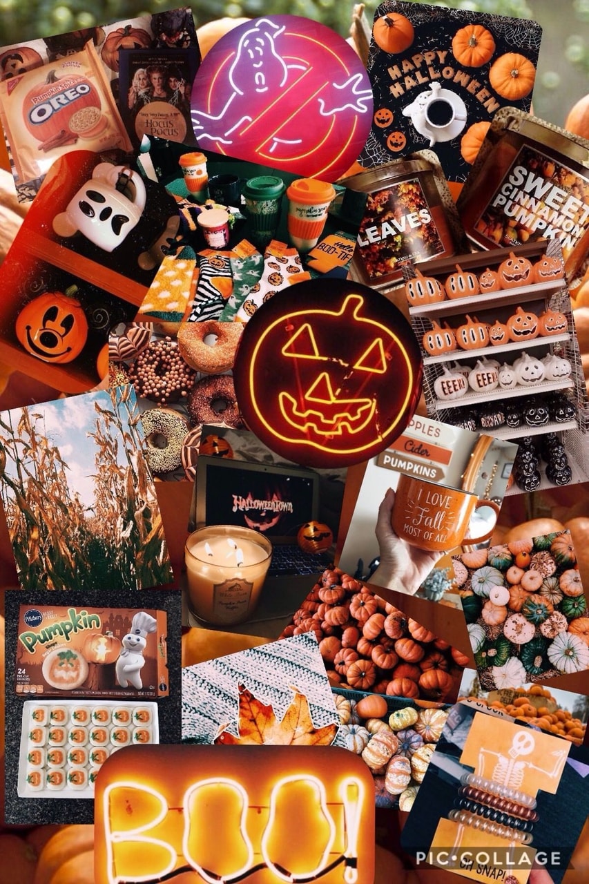 Halloween Phone Collage Wallpapers - Wallpaper Cave