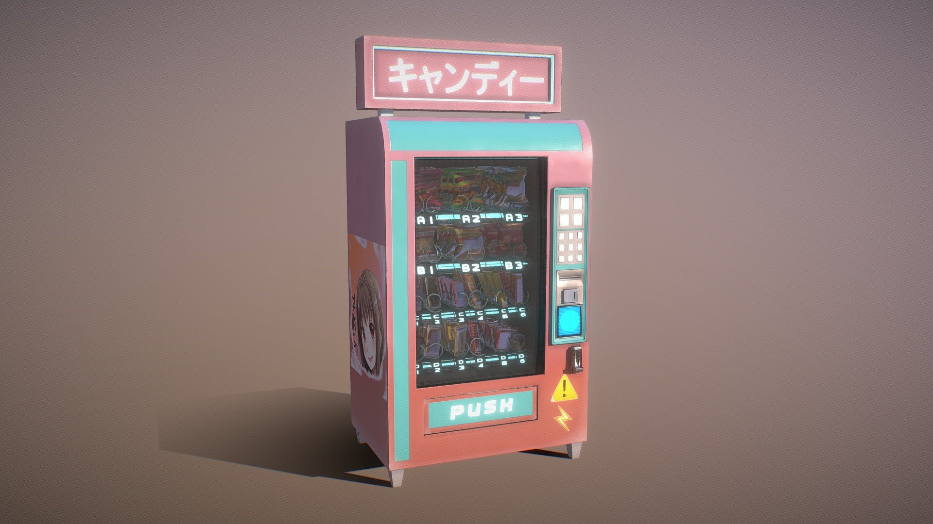 Vending Machine Free 3D model by ¡Jacques [f537e14]