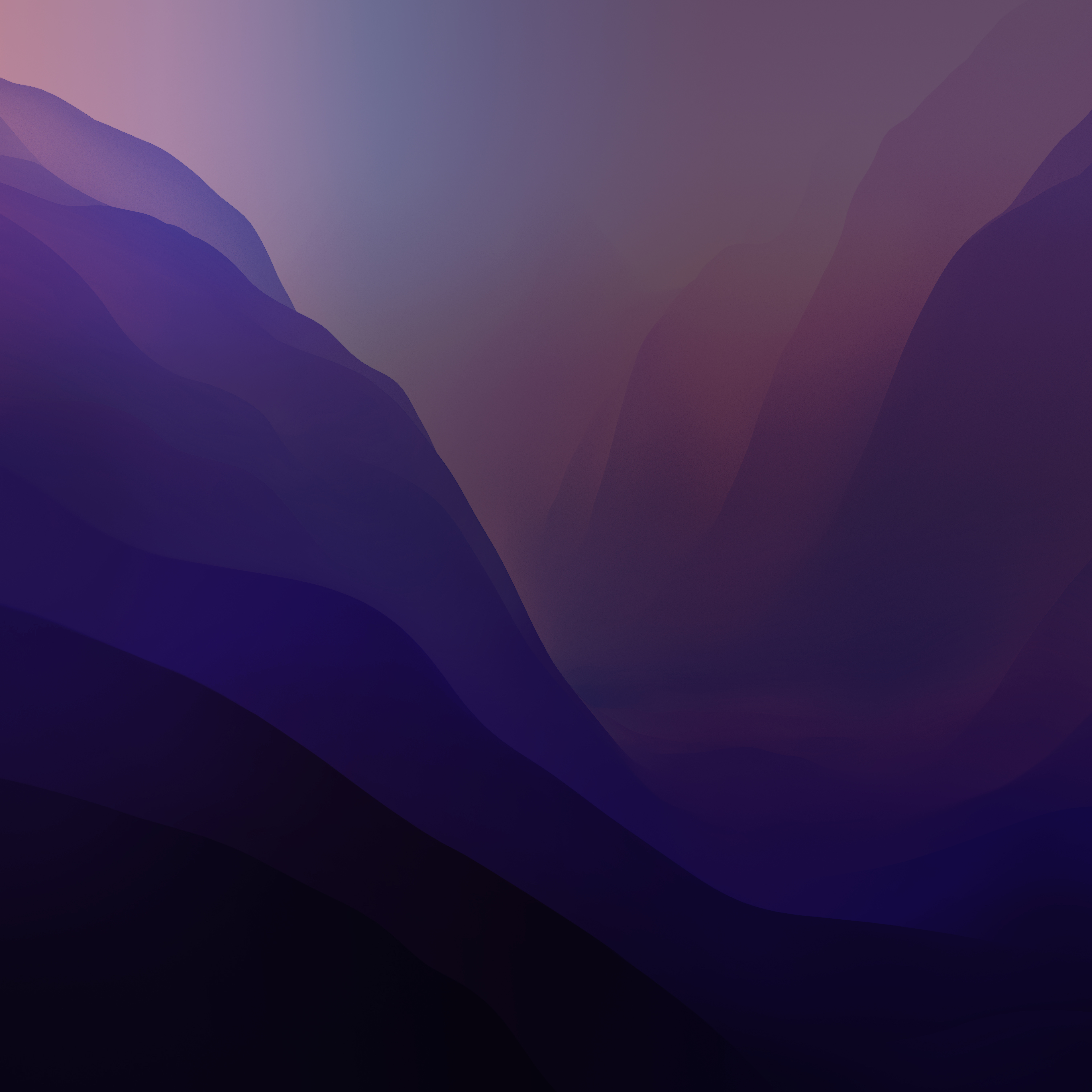 macOS Monterey Alternate Wallpaper in Light and Dark mode
