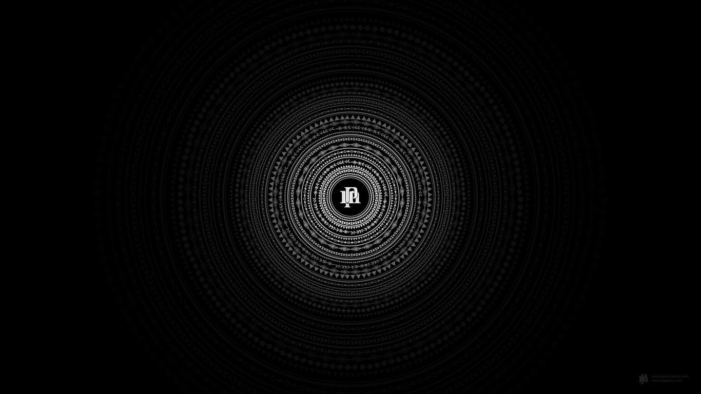 black circles background