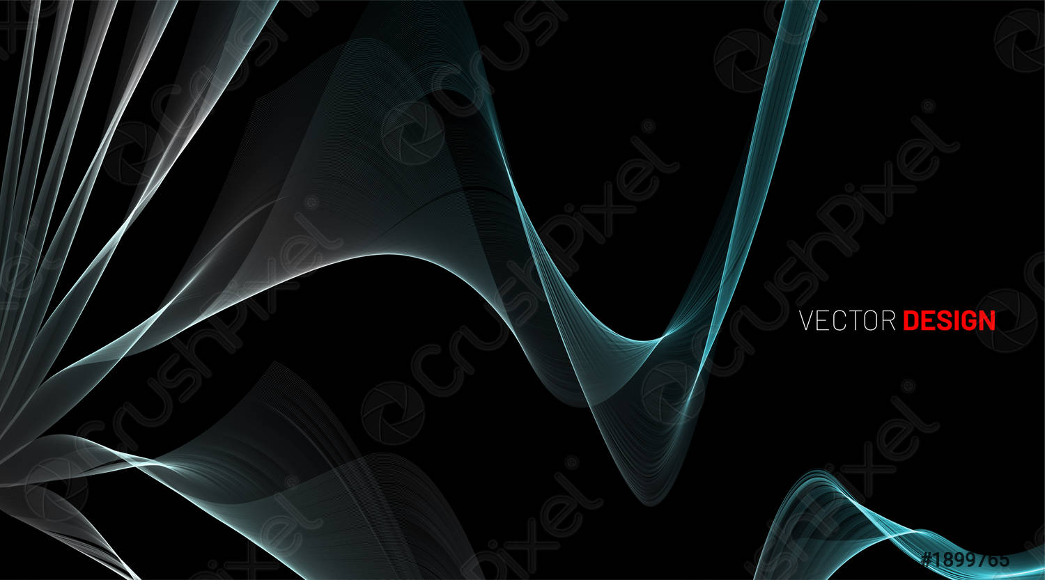 Abstract vector background with smooth lines abstract line design technology