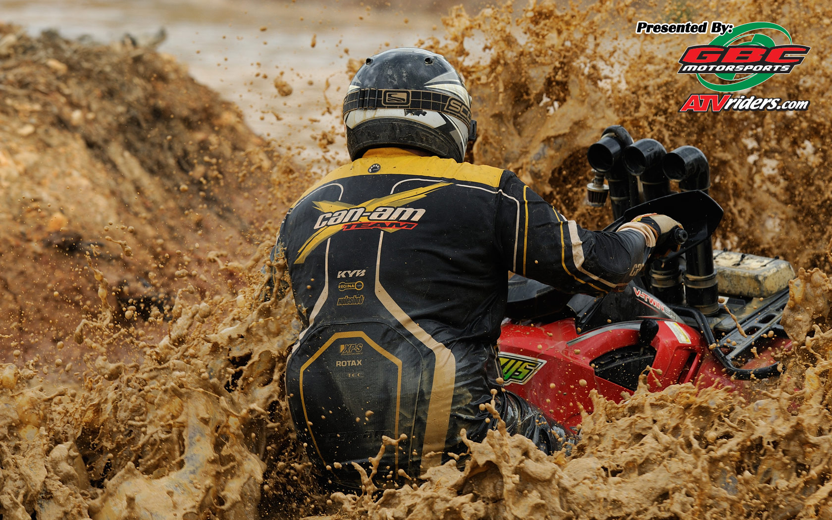 Can Am Rider ATV Mud Racing Wallpaper ATV & UTV Desktop Wallpaper May 5th, 2010