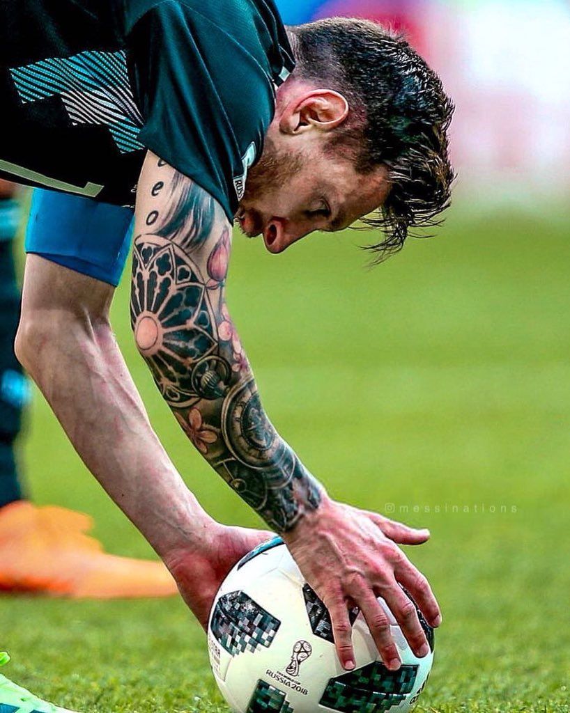 440 Lionel Messi Tattoo Stock Photos HighRes Pictures and Images  Getty  Images