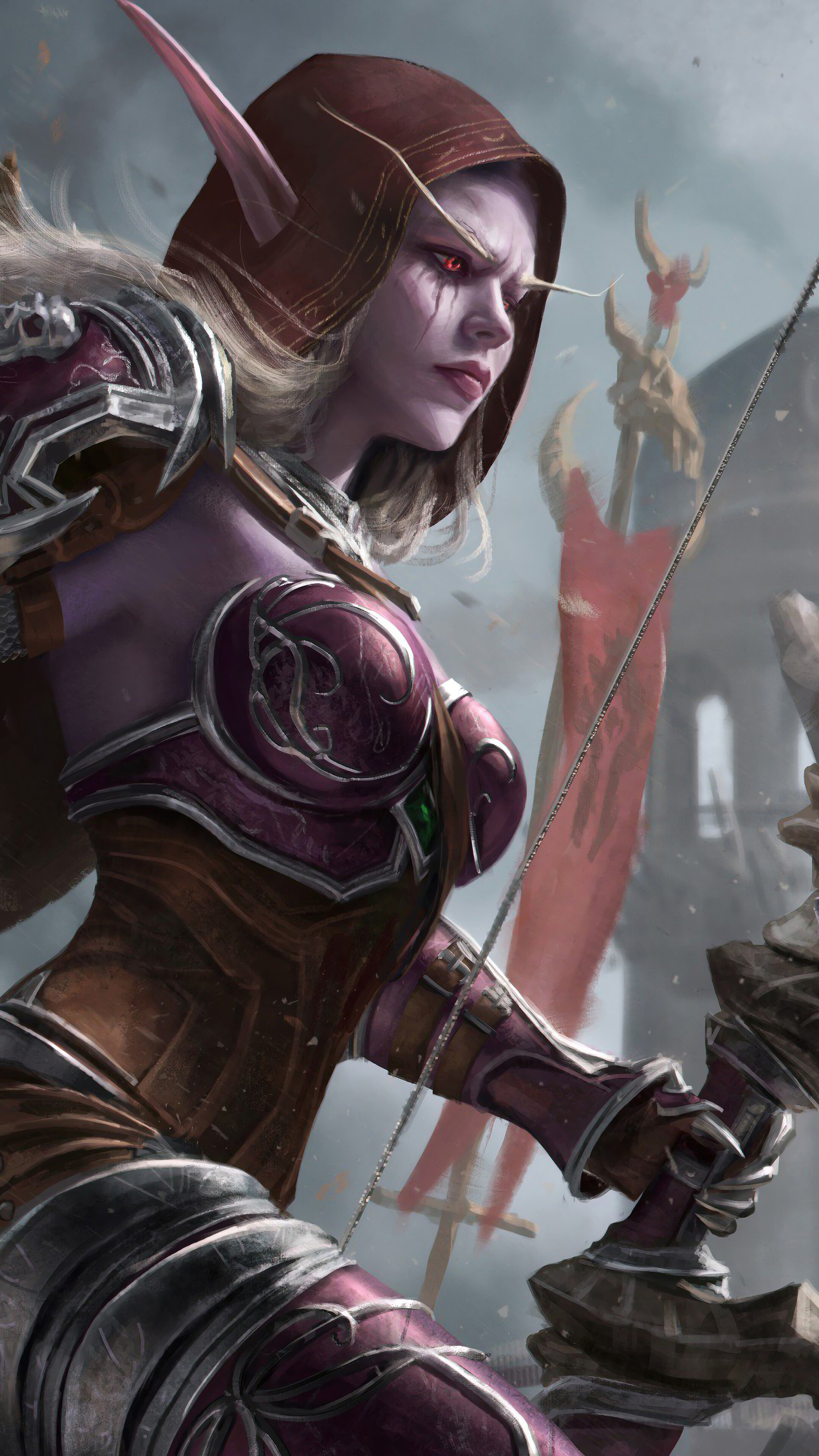 Sylvanas Windrunner, The Horde, Army, WoW phone HD Wallpaper, Image, Background, Photo and Picture. Mocah HD Wallpaper