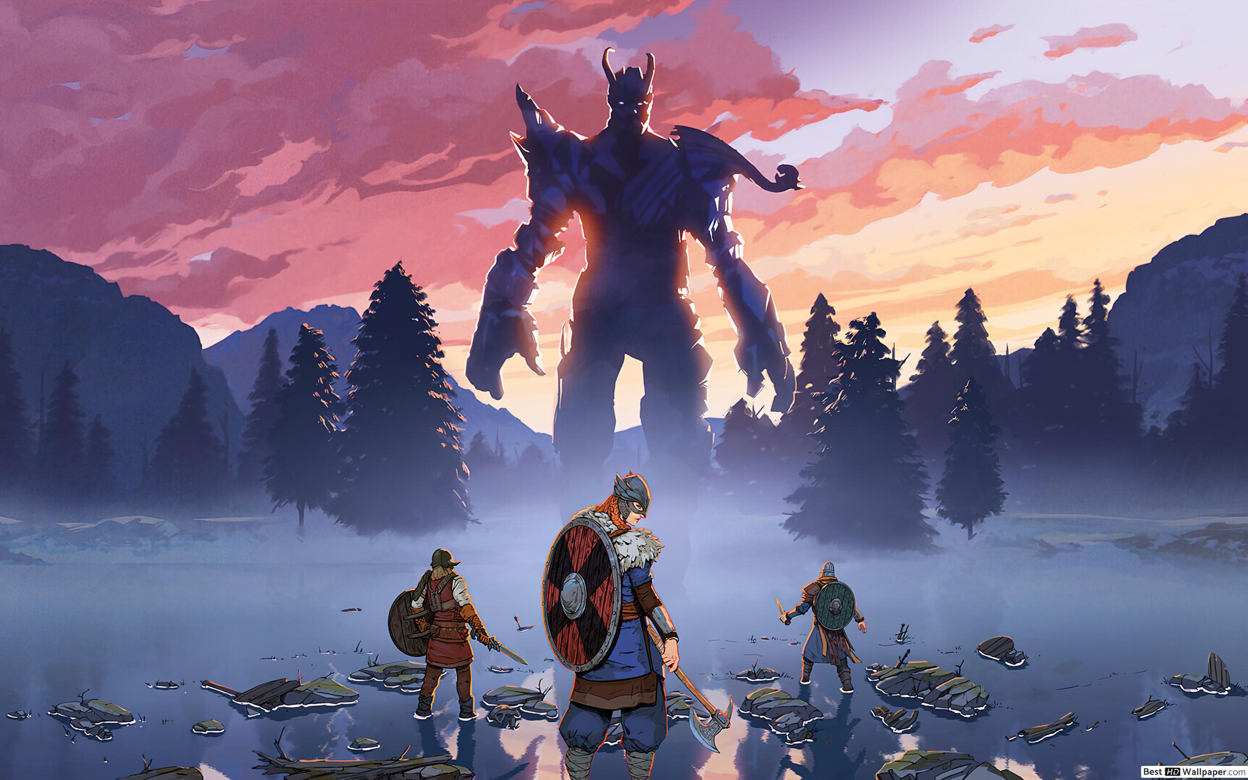 Sunset Frost Demon of Midgard (RPG Video Game) HD wallpaper download
