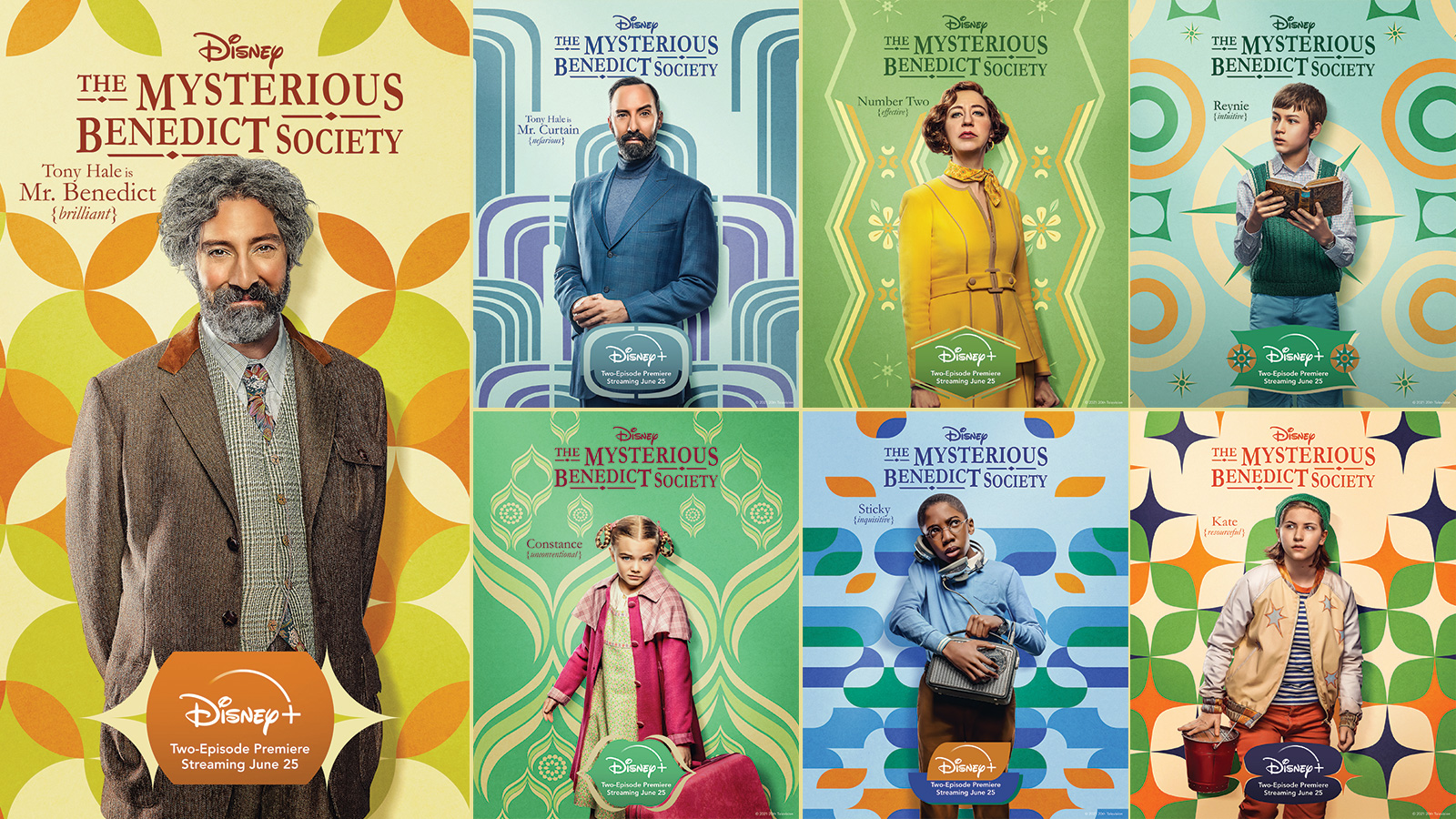 And Character Posters Tease First Two Episode Debut Of THE MYSTERIOUS BENEDICT SOCIETY. #DisneyPlus