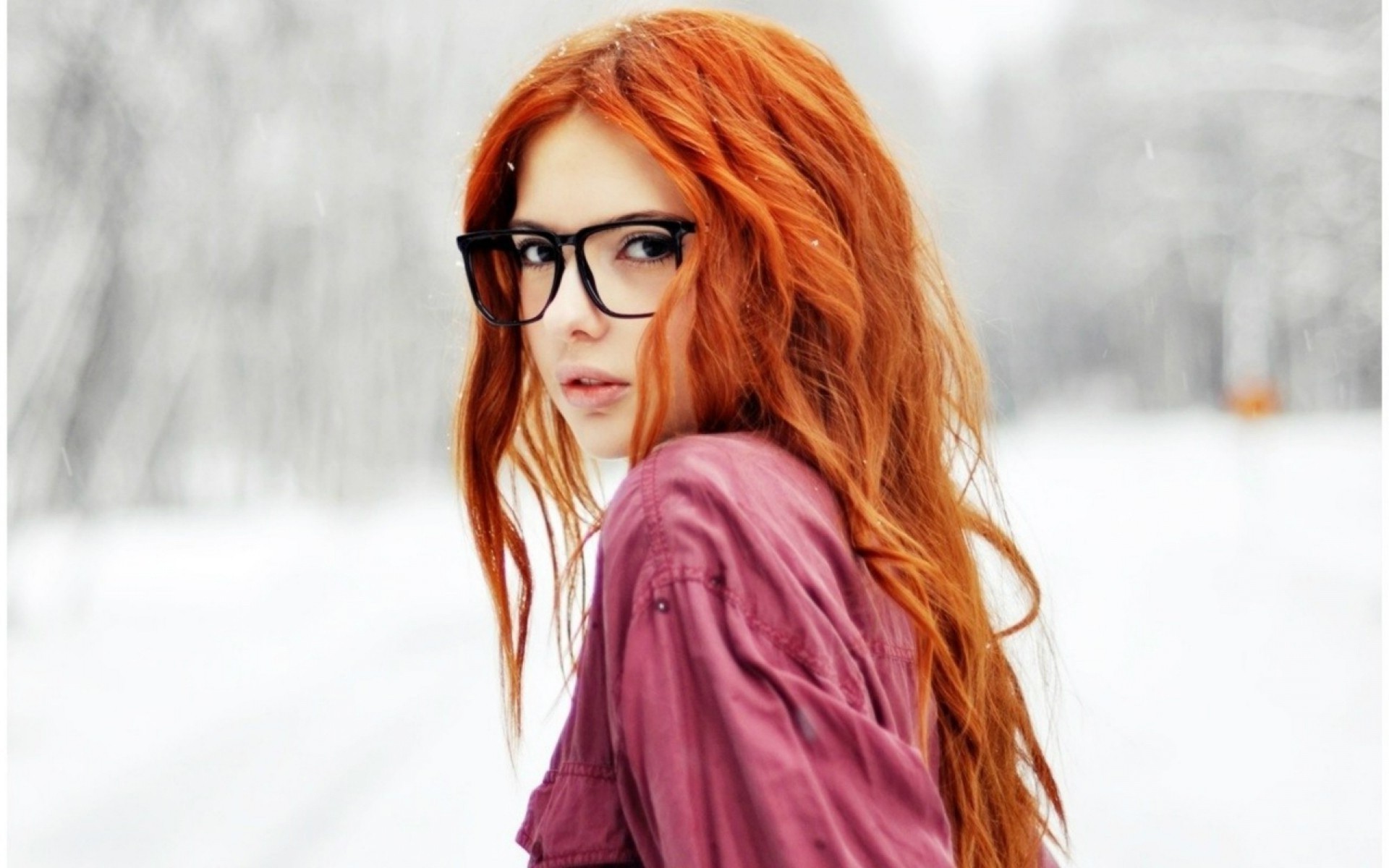 awesome redhead girl HD wallpaper, Background