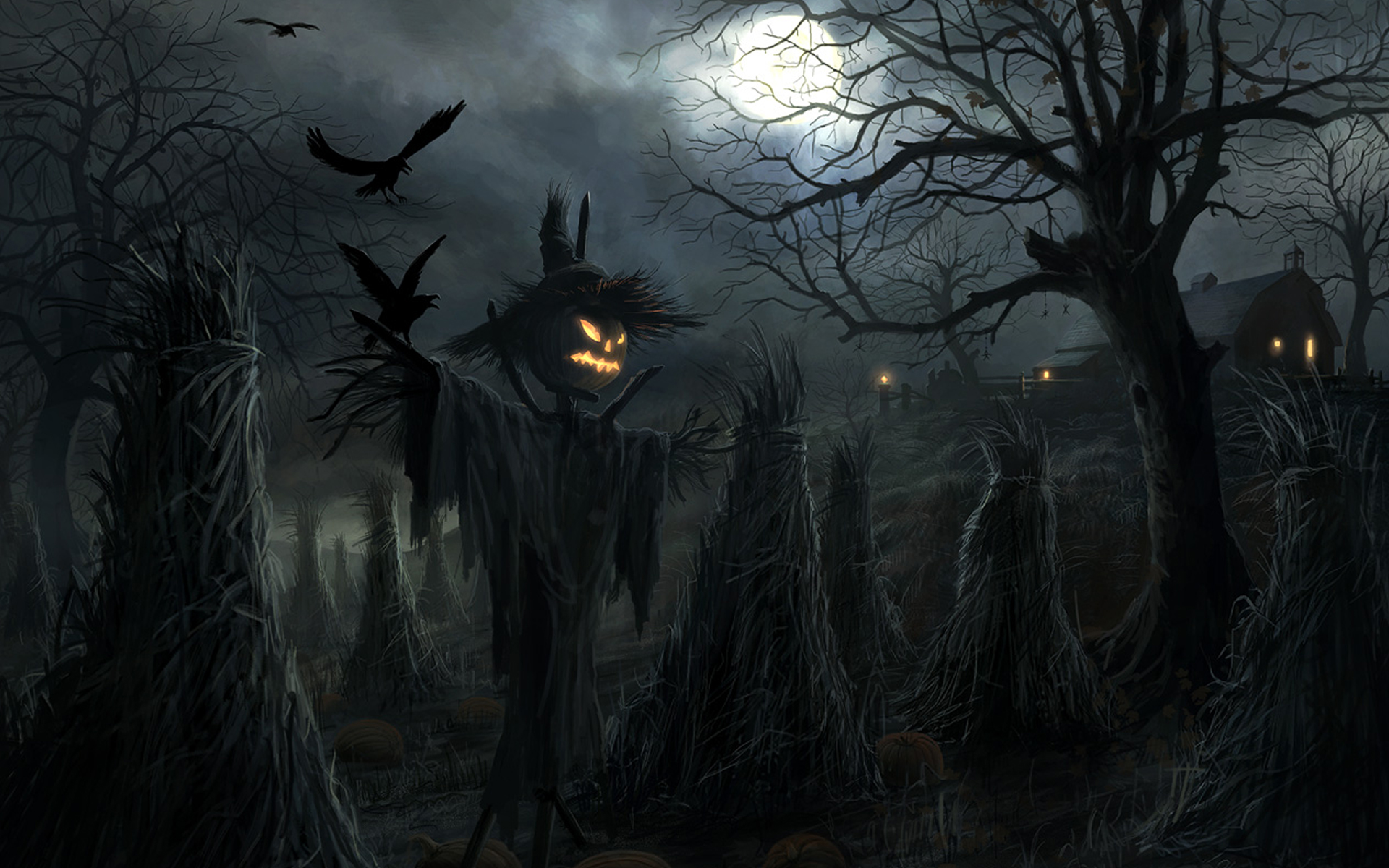 Creepy Halloween Desktop Background