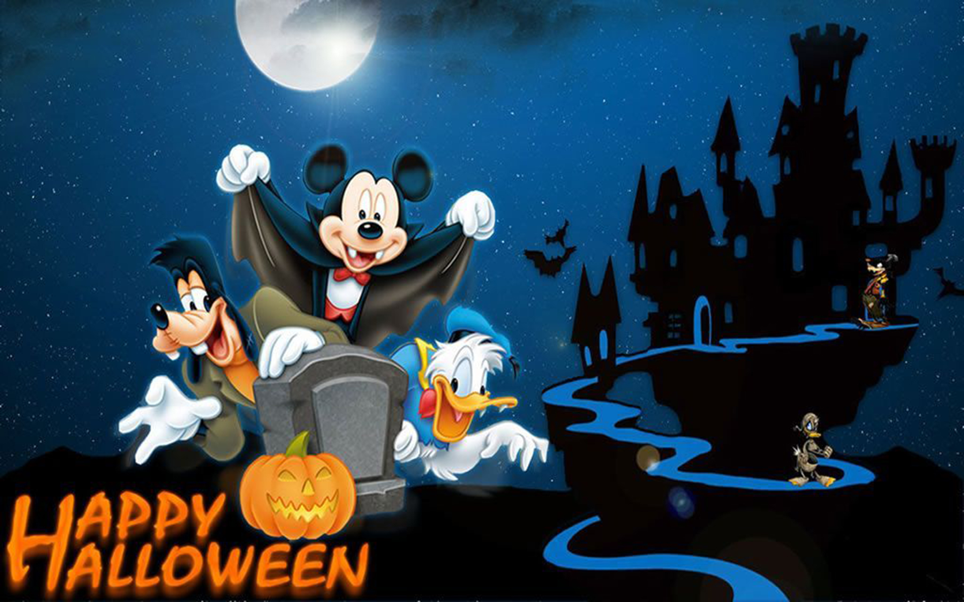 Free Download Mickey Halloween Wallpaper HD for PC