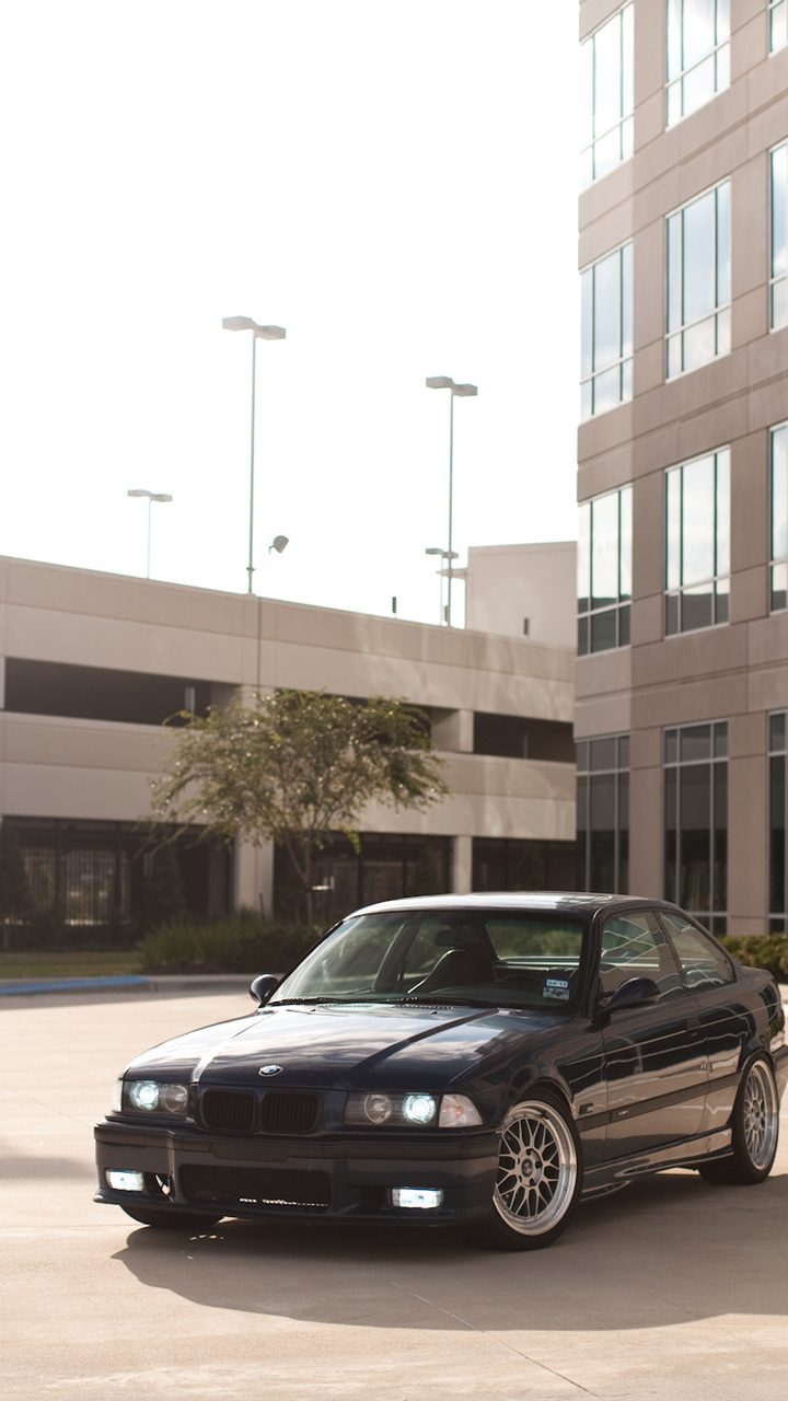 Bmw, Black, Black, Blik, M3, Bmw, Building, E36 Photo E36 Wallpaper Phone