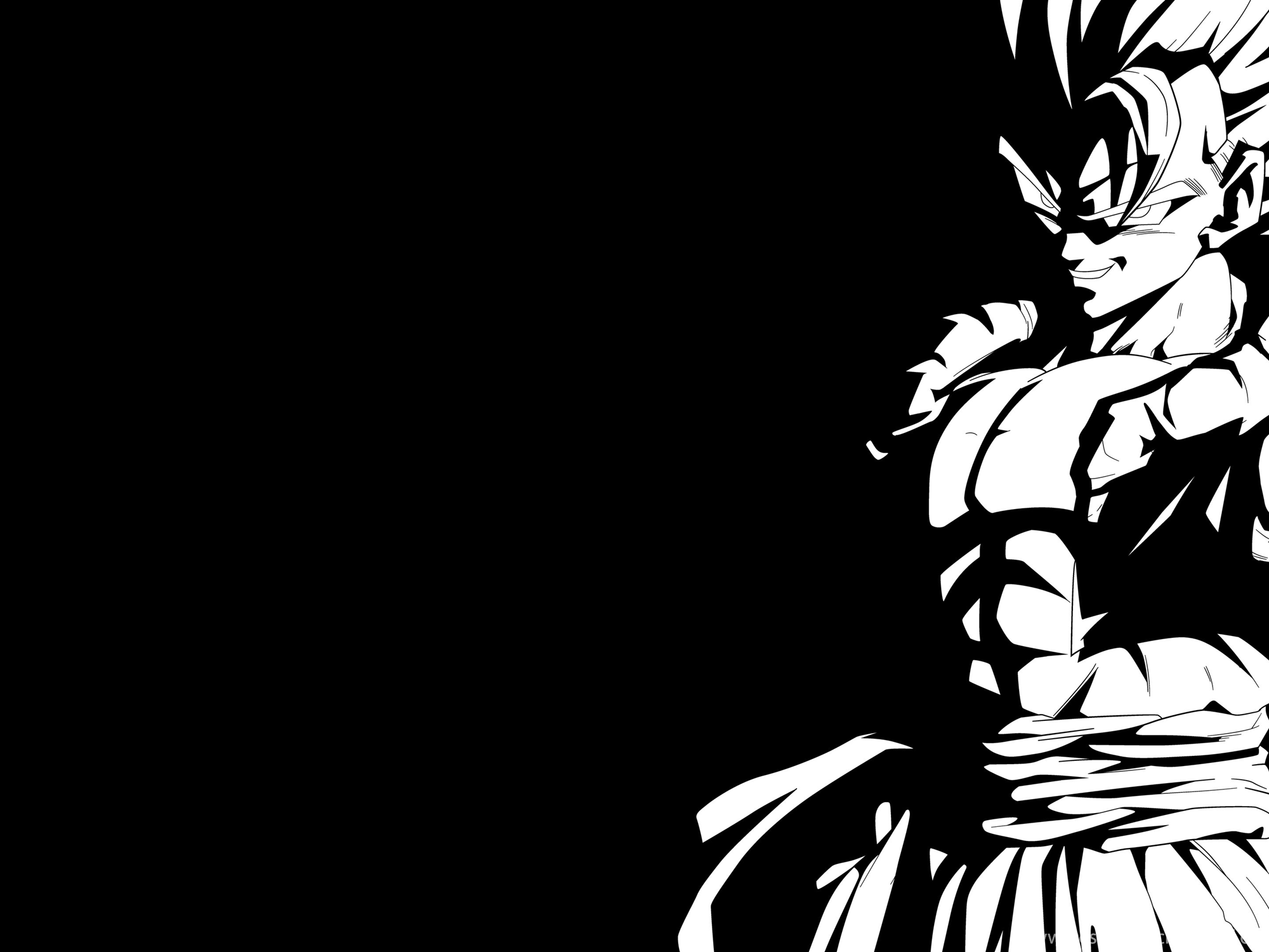 Super Gogeta Black And White 4K Wallpaper By RayzorBlade189 On. Desktop Background