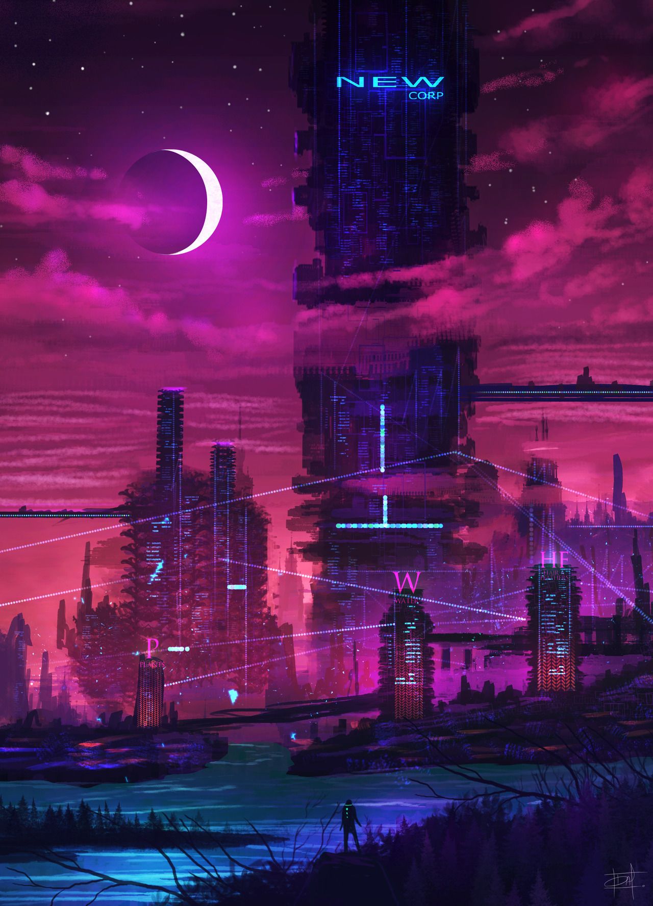 Sci Fi Aesthetic ideas. sci fi city, sci fi aesthetic, sci fi