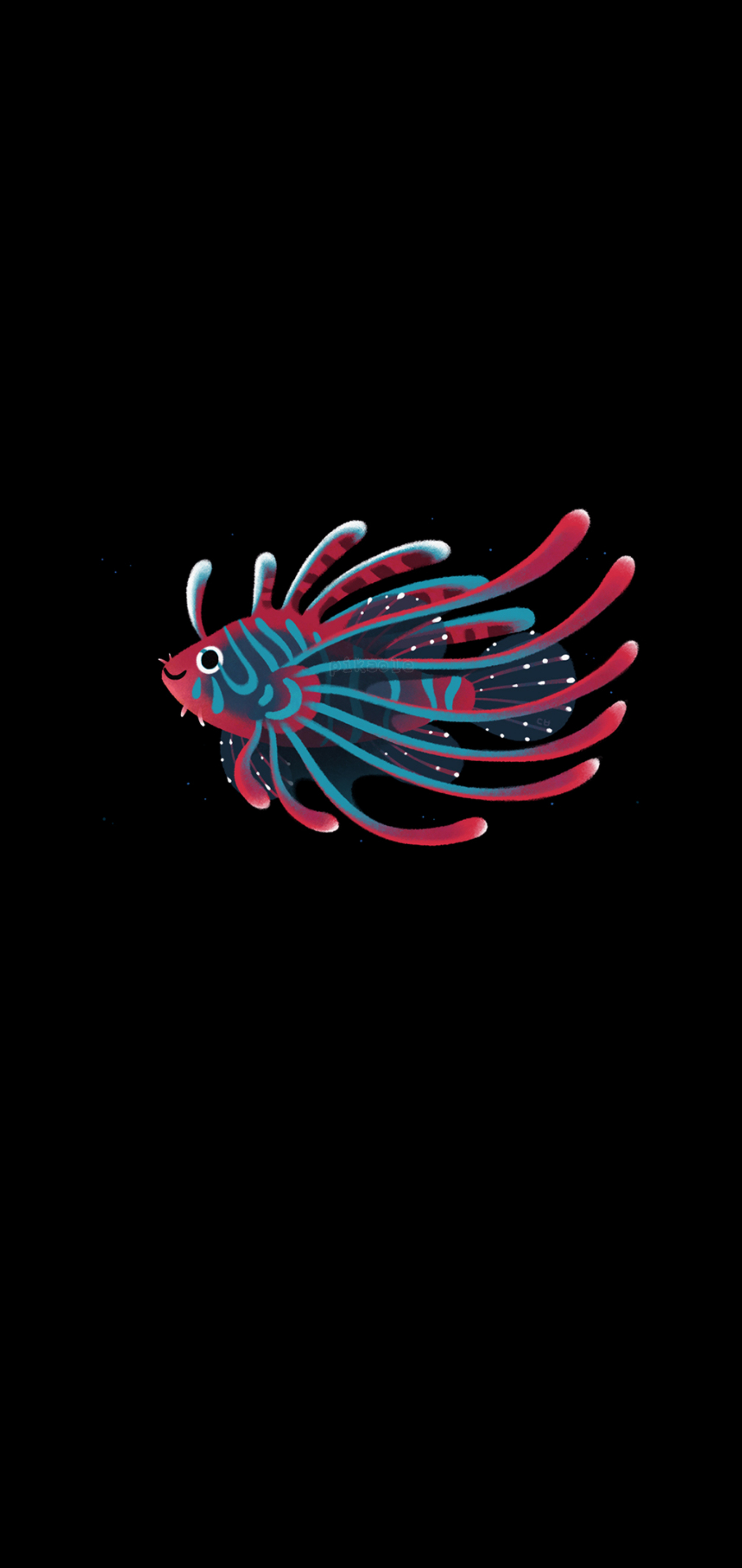 AMOLED Angel Fish (1440x3040): Amoledbackground