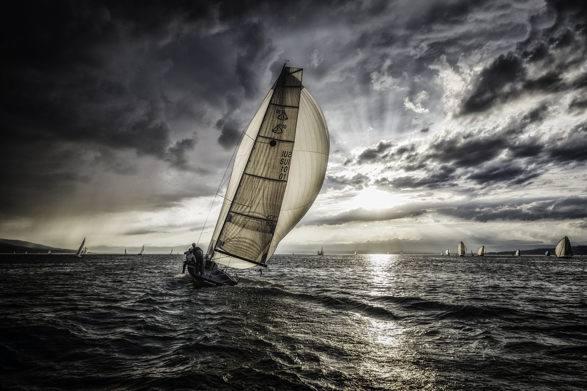 sea, Water, Sports, Sailing Wallpaper HD / Desktop and Mobile Background