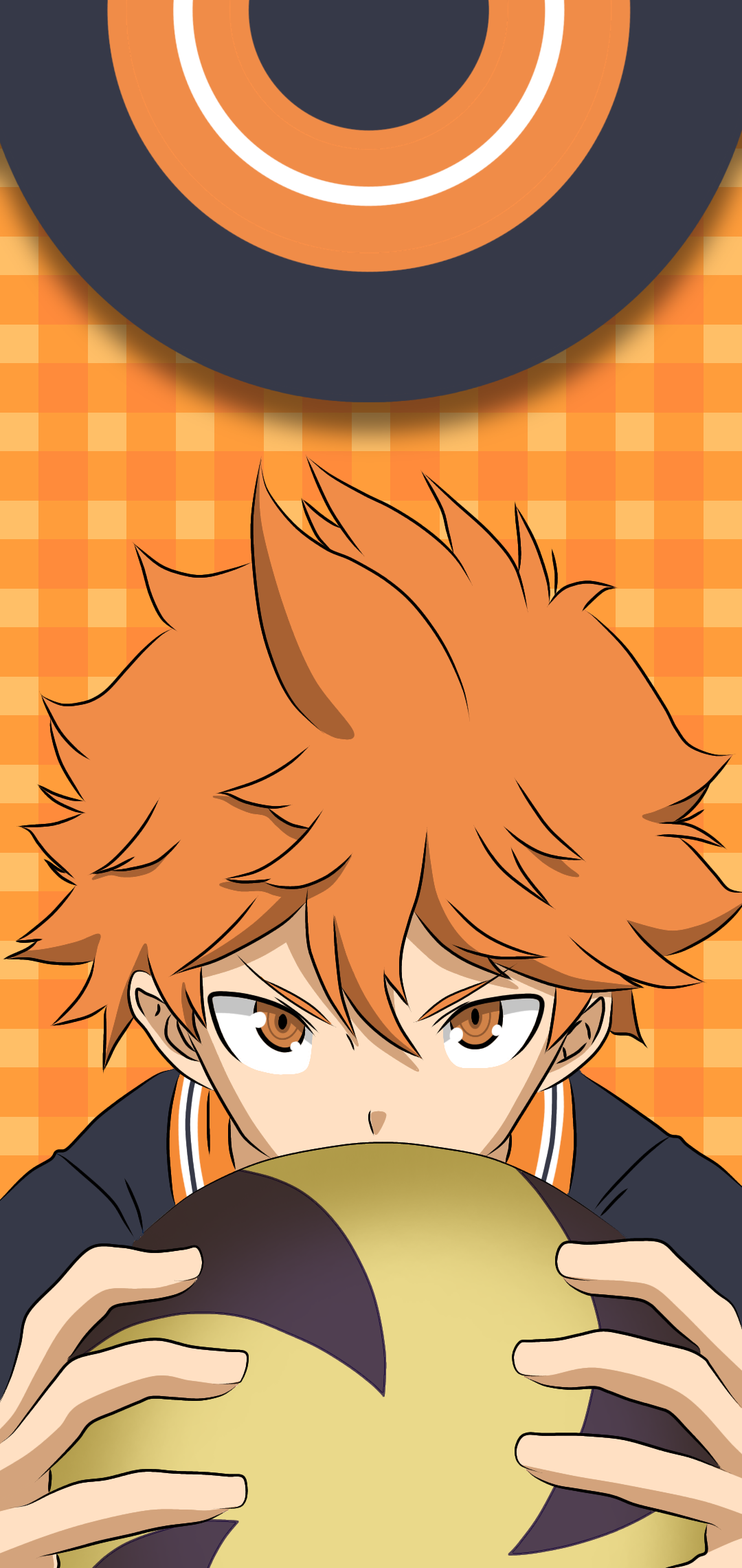 Wallpaper, Hinata Shouyou, Haikyuu 1080x2280